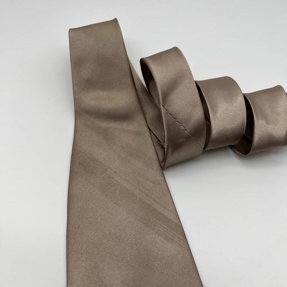 Giorgio‎ Armani cravatte satin sheen Silk Tie Hand Made In Italy